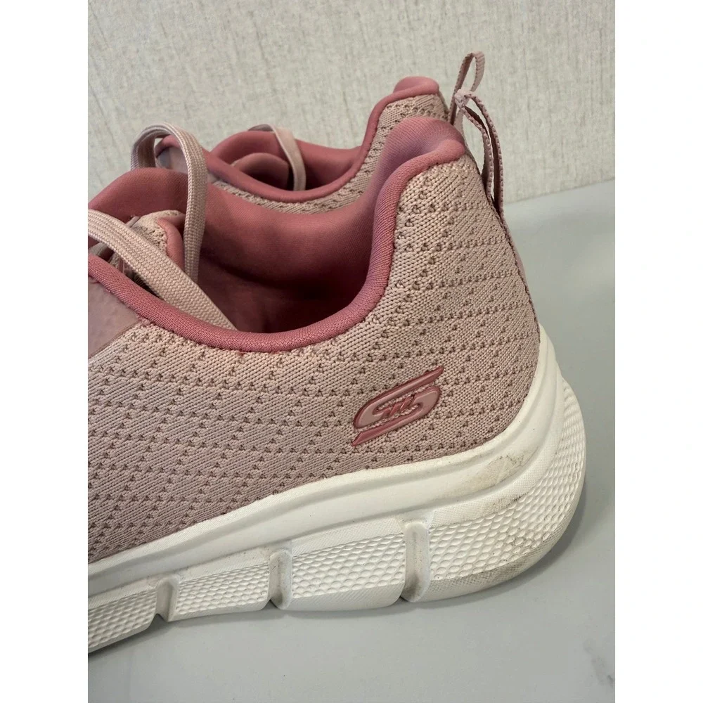 Skechers Women's BOBS Sport B Flex - Quick Pivot Sneaker Size 11 Blush Pink